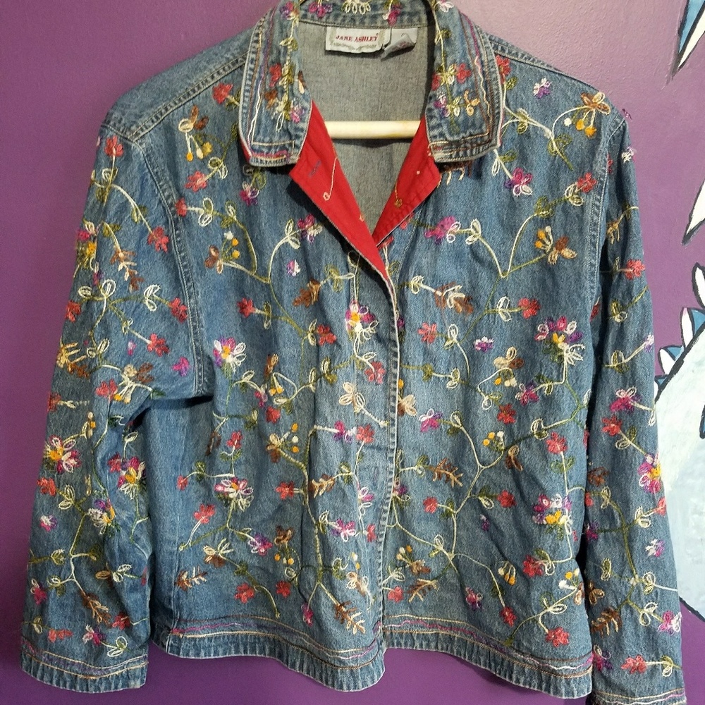 Jane Ashley brand jean jacket.